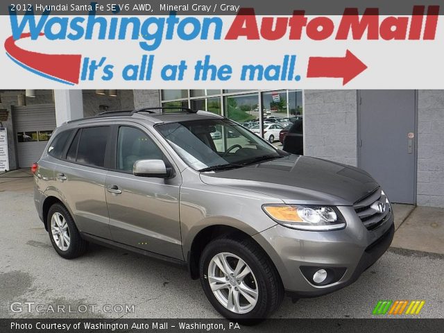 2012 Hyundai Santa Fe SE V6 AWD in Mineral Gray