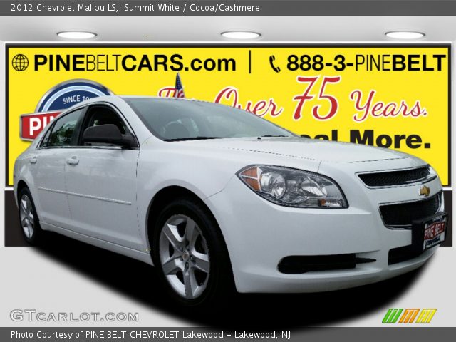 2012 Chevrolet Malibu LS in Summit White