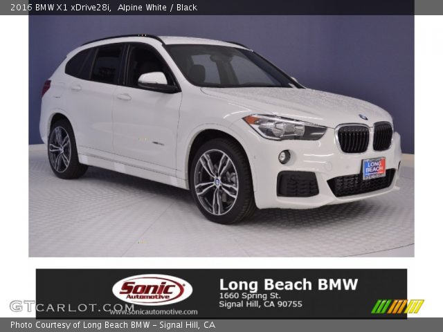2016 BMW X1 xDrive28i in Alpine White