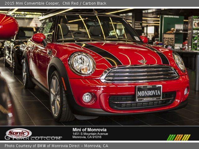 2015 Mini Convertible Cooper in Chili Red