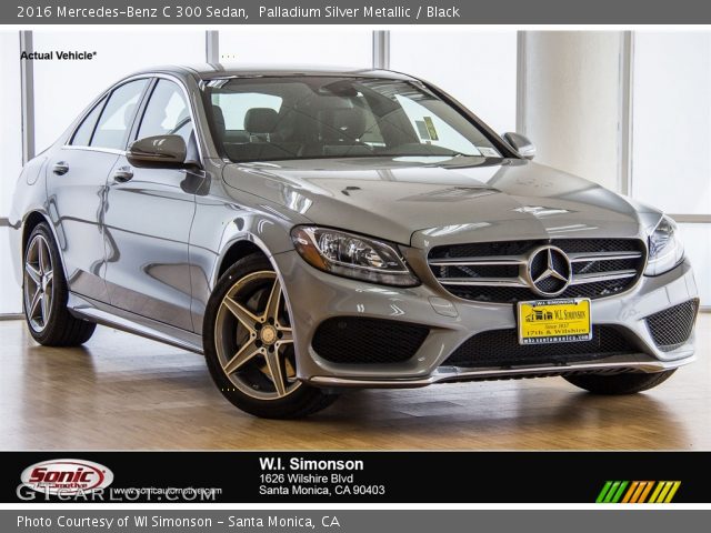 2016 Mercedes-Benz C 300 Sedan in Palladium Silver Metallic