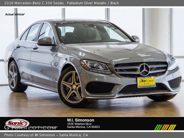 2016 Mercedes-Benz C 300 Sedan in Palladium Silver Metallic