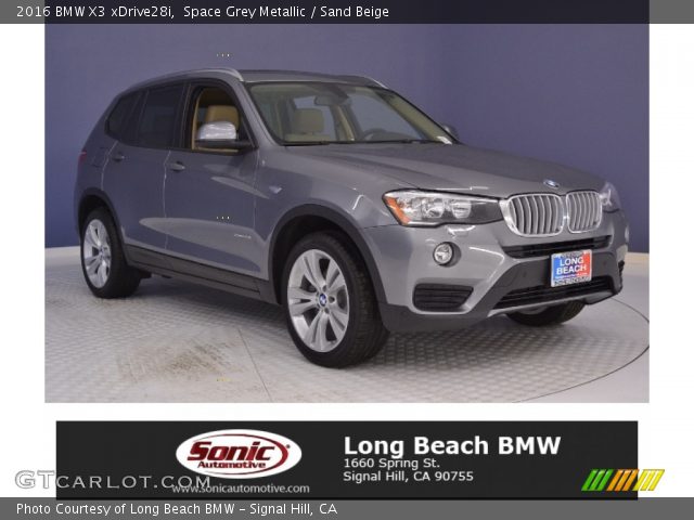 2016 BMW X3 xDrive28i in Space Grey Metallic