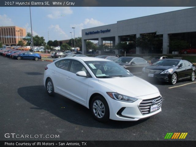 2017 Hyundai Elantra SE in White