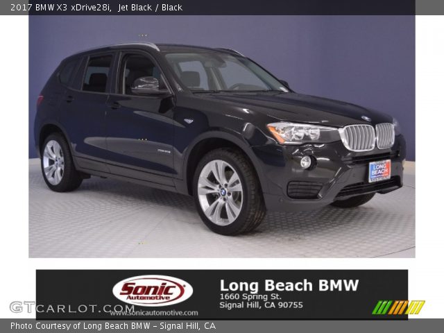 2017 BMW X3 xDrive28i in Jet Black