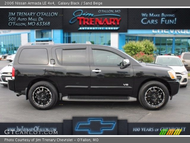 2006 Nissan Armada LE 4x4 in Galaxy Black