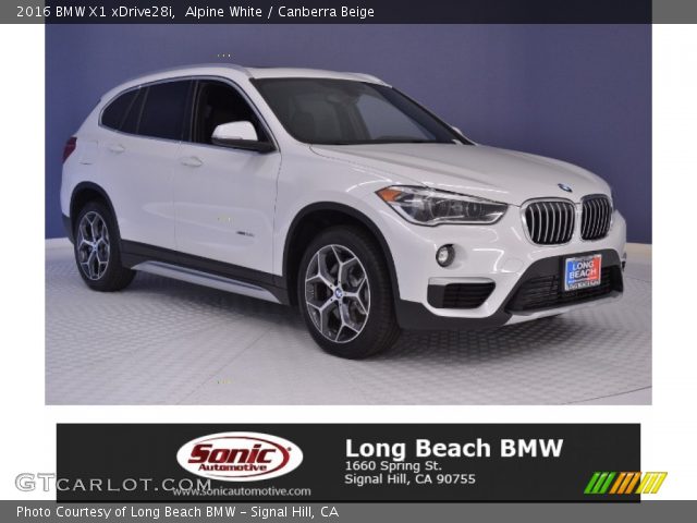 2016 BMW X1 xDrive28i in Alpine White