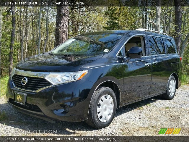 2012 Nissan Quest 3.5 S in Super Black