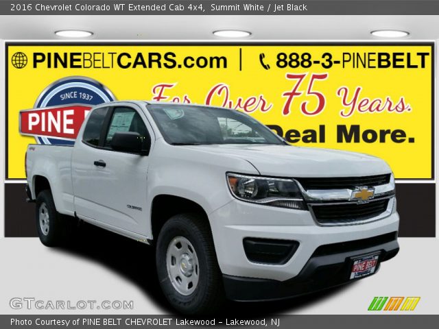 2016 Chevrolet Colorado WT Extended Cab 4x4 in Summit White