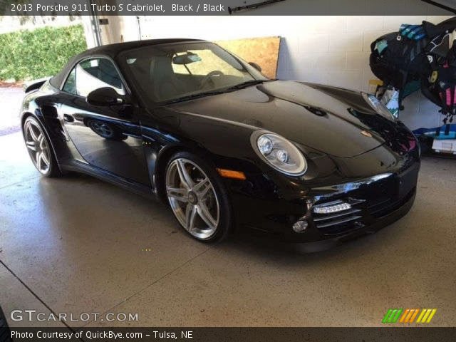 2013 Porsche 911 Turbo S Cabriolet in Black