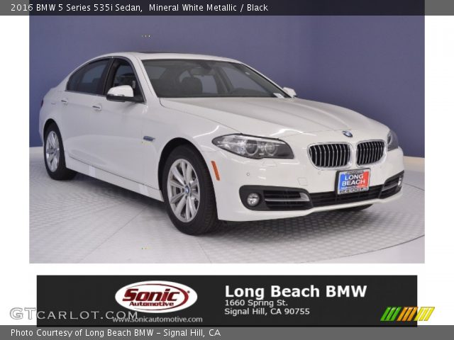 2016 BMW 5 Series 535i Sedan in Mineral White Metallic