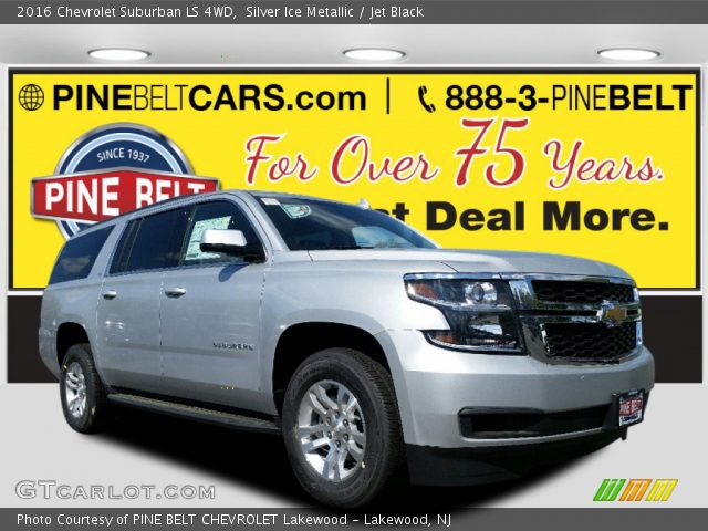 2016 Chevrolet Suburban LS 4WD in Silver Ice Metallic