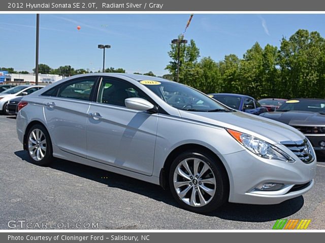 2012 Hyundai Sonata SE 2.0T in Radiant Silver