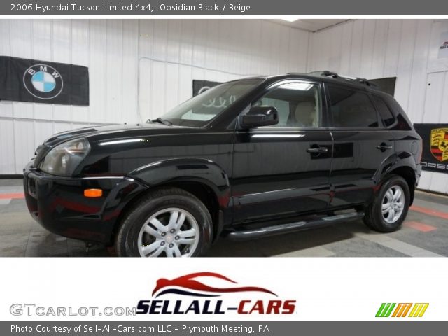 2006 Hyundai Tucson Limited 4x4 in Obsidian Black