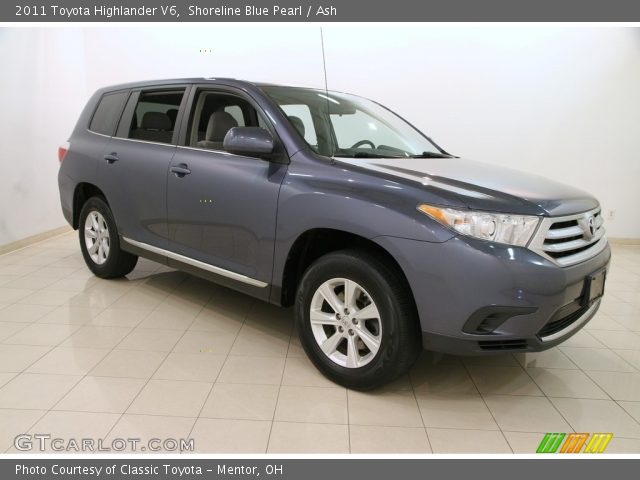 2011 Toyota Highlander V6 in Shoreline Blue Pearl