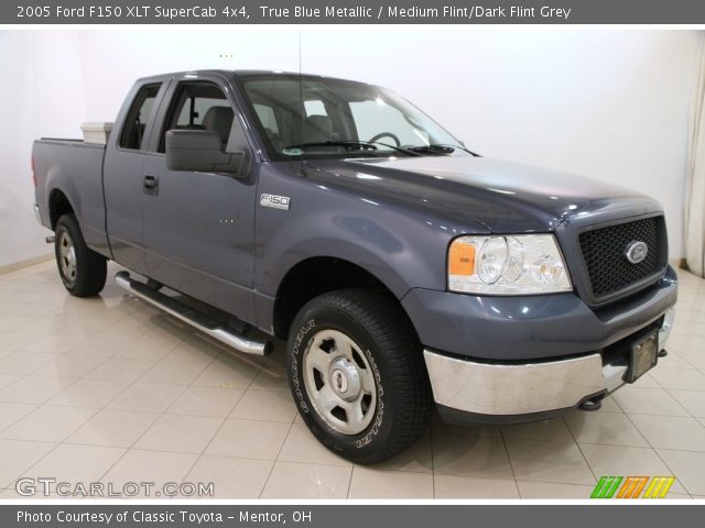 2005 Ford F150 XLT SuperCab 4x4 in True Blue Metallic