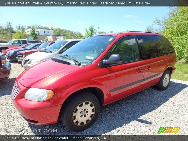 2004 Chrysler Town & Country LX in Inferno Red Tinted Pearlcoat