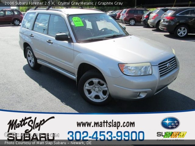 2006 Subaru Forester 2.5 X in Crystal Gray Metallic