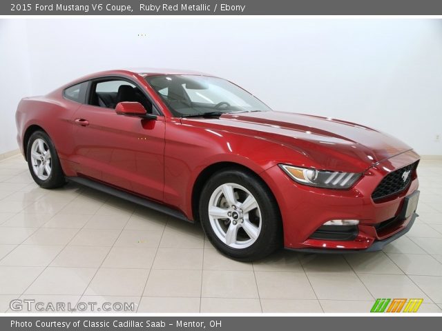 2015 Ford Mustang V6 Coupe in Ruby Red Metallic