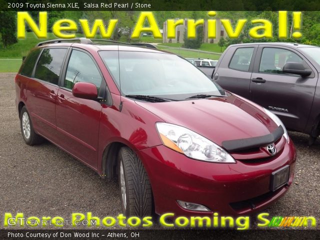 2009 Toyota Sienna XLE in Salsa Red Pearl