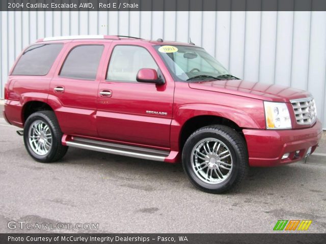 2004 Cadillac Escalade AWD in Red E