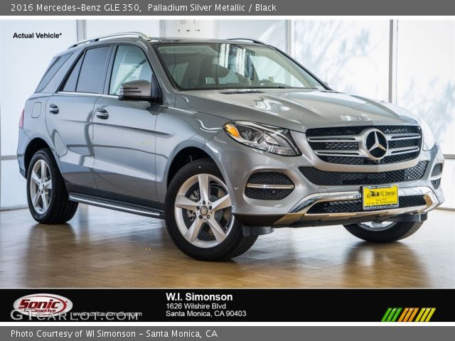 2016 Mercedes-Benz GLE 350 in Palladium Silver Metallic