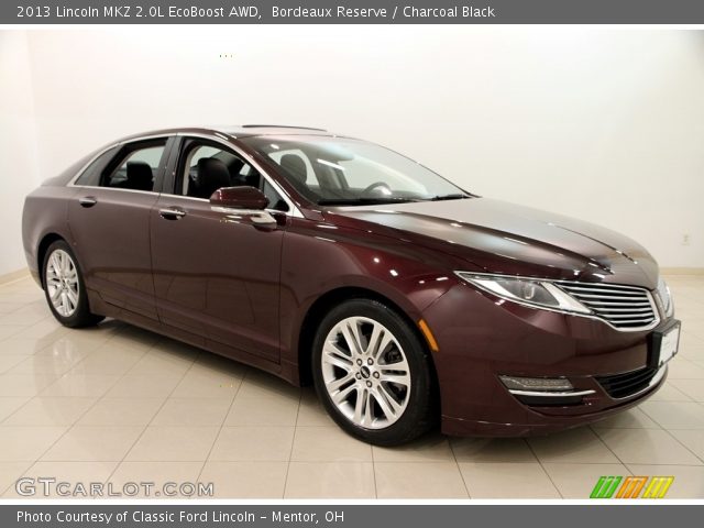 2013 Lincoln MKZ 2.0L EcoBoost AWD in Bordeaux Reserve