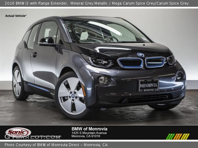 2016 BMW i3 with Range Extender in Mineral Grey Metallic