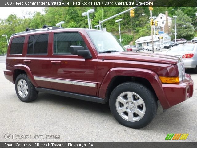2007 Jeep Commander Limited 4x4 in Red Rock Pearl