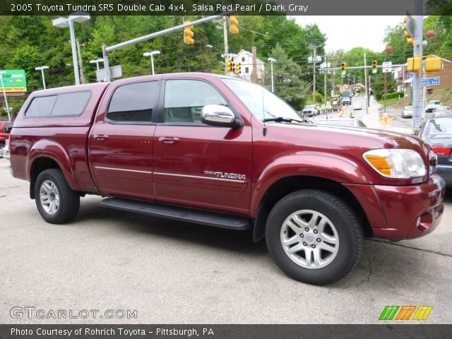 2005 Toyota Tundra SR5 Double Cab 4x4 in Salsa Red Pearl