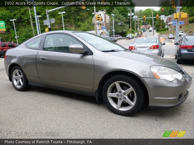 2002 Acura RSX Sports Coupe in Custom Dark Green Metallic
