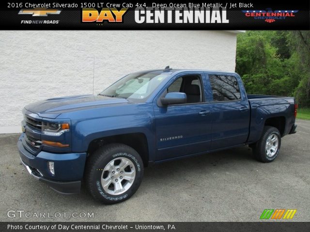 2016 Chevrolet Silverado 1500 LT Crew Cab 4x4 in Deep Ocean Blue Metallic