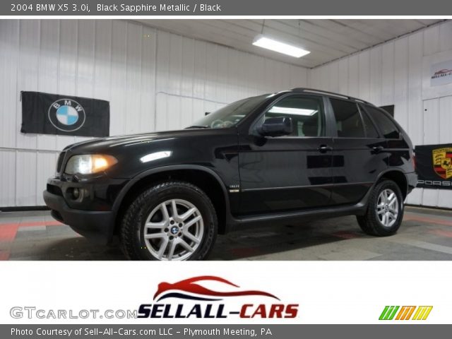 2004 BMW X5 3.0i in Black Sapphire Metallic