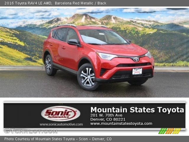 2016 Toyota RAV4 LE AWD in Barcelona Red Metallic