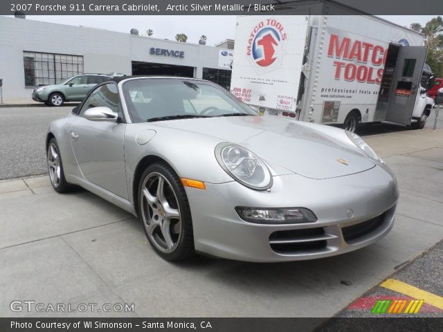 2007 Porsche 911 Carrera Cabriolet in Arctic Silver Metallic