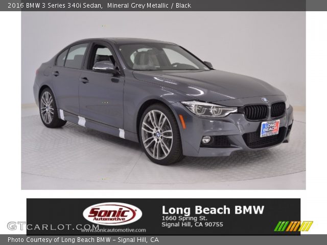 Mineral Grey Metallic - 2016 BMW 3 Series 340i Sedan - Black Interior |  GTCarLot.com - Vehicle Archive #113061752