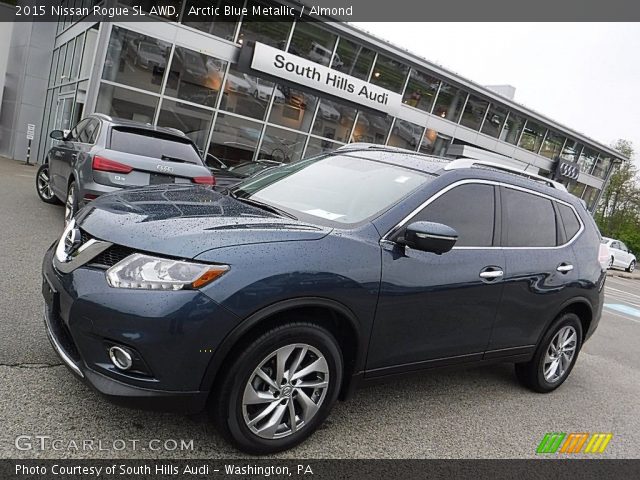 2015 Nissan Rogue SL AWD in Arctic Blue Metallic