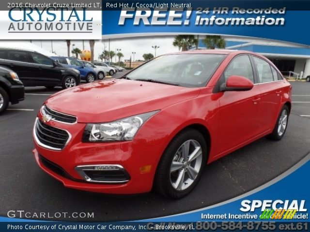 2016 Chevrolet Cruze Limited LT in Red Hot