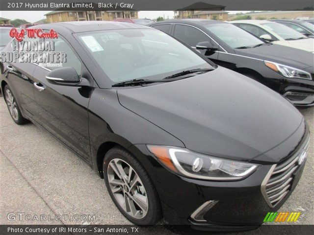 2017 Hyundai Elantra Limited in Black