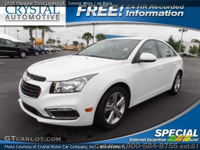 2016 Chevrolet Cruze Limited LT in Summit White