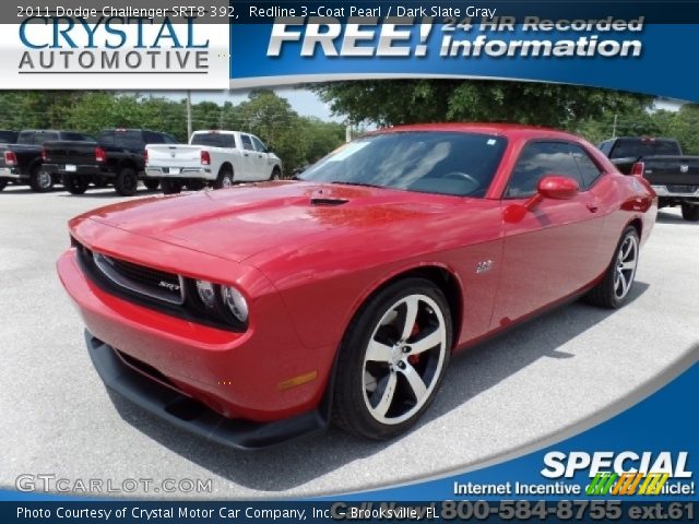 2011 Dodge Challenger SRT8 392 in Redline 3-Coat Pearl