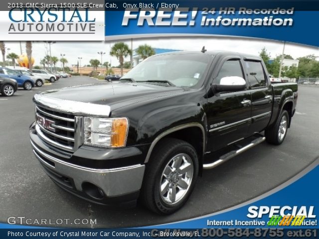 2013 GMC Sierra 1500 SLE Crew Cab in Onyx Black