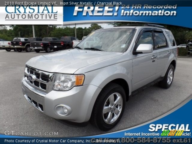 2010 Ford Escape Limited V6 in Ingot Silver Metallic