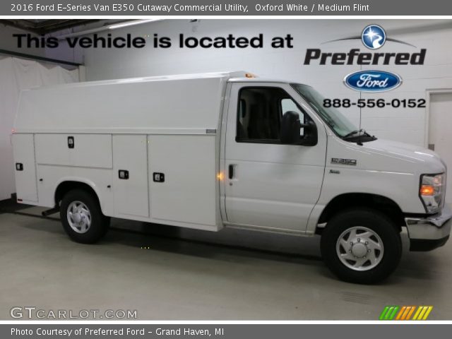 2016 Ford E-Series Van E350 Cutaway Commercial Utility in Oxford White