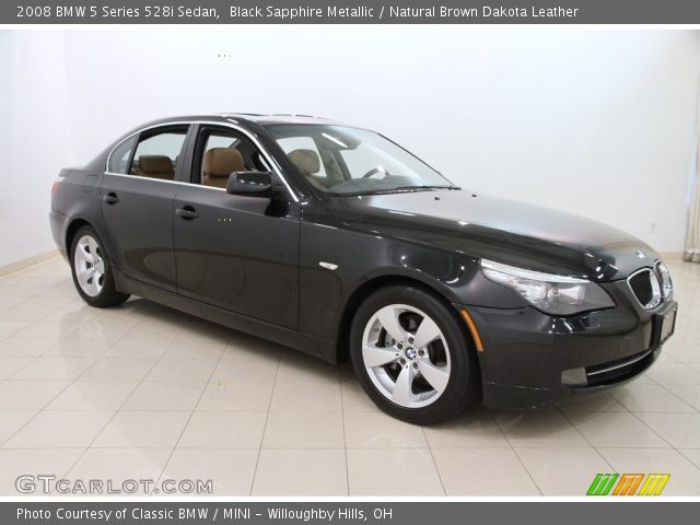 2008 BMW 5 Series 528i Sedan in Black Sapphire Metallic