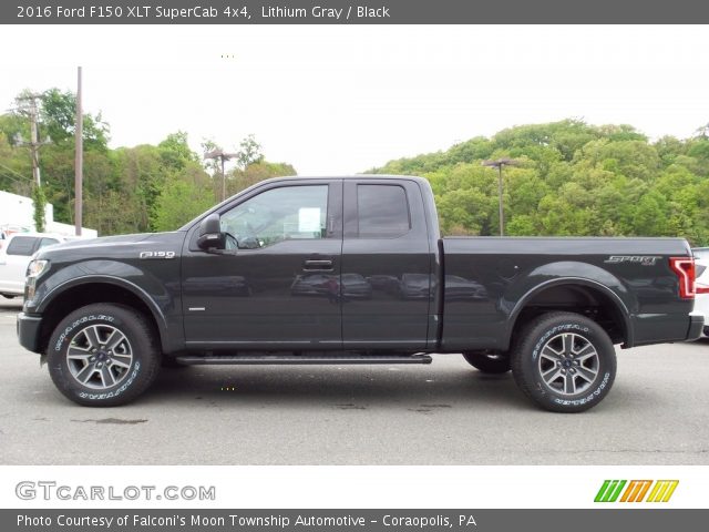 2016 Ford F150 XLT SuperCab 4x4 in Lithium Gray