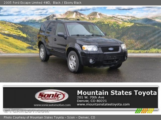 2005 Ford Escape Limited 4WD in Black