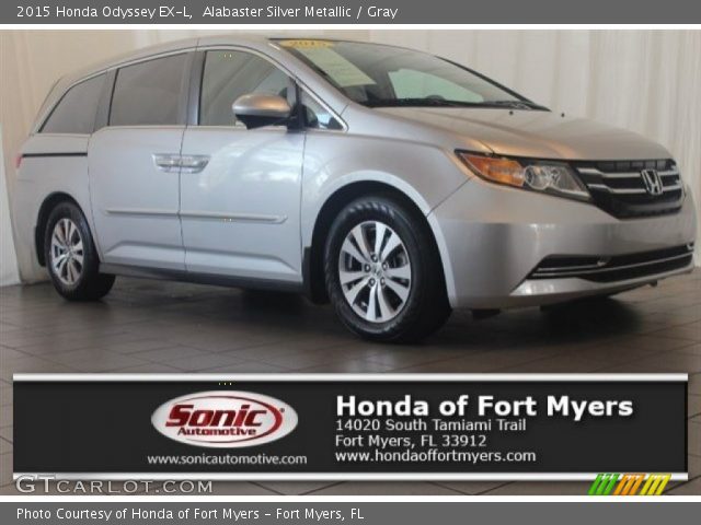 2015 Honda Odyssey EX-L in Alabaster Silver Metallic