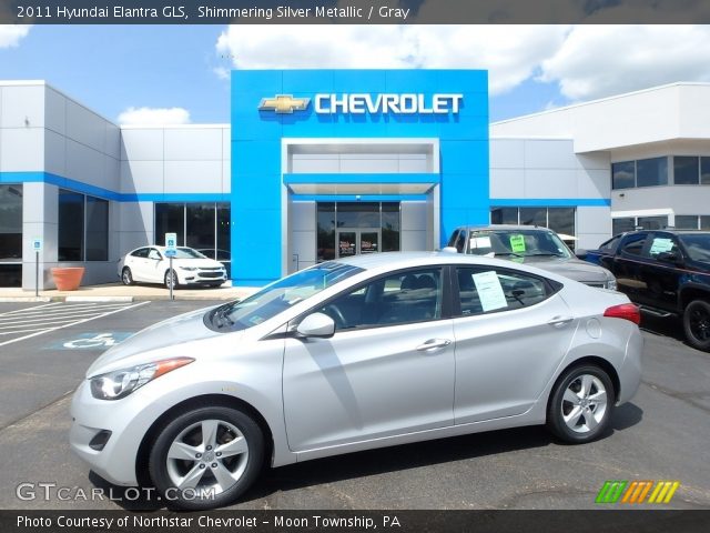2011 Hyundai Elantra GLS in Shimmering Silver Metallic