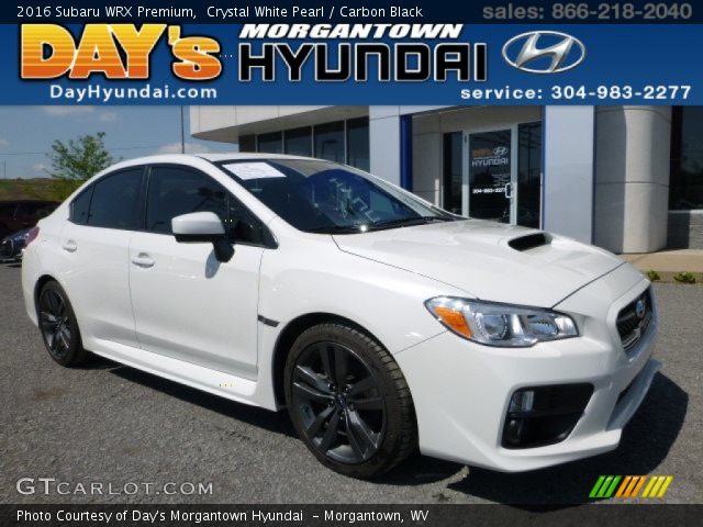 2016 Subaru WRX Premium in Crystal White Pearl